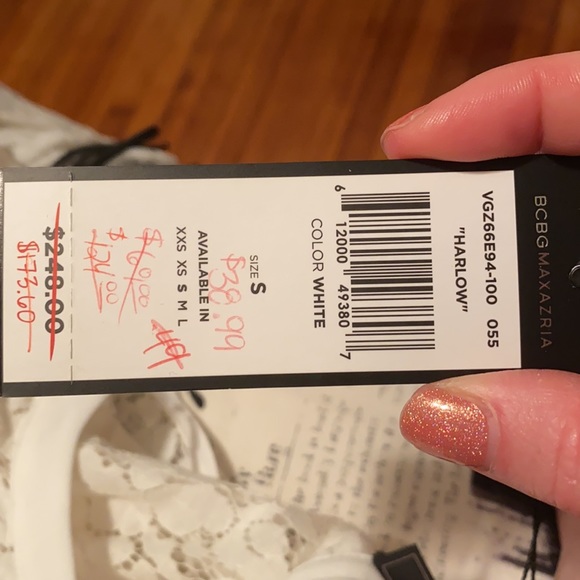 White lace Harlow BCBG dress S - Picture 11 of 11